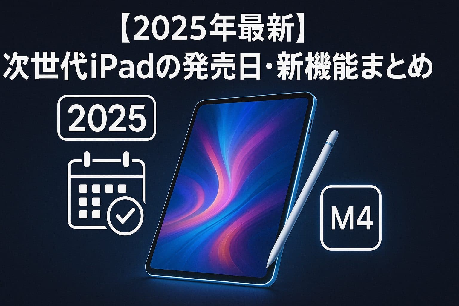 【2025年最新】次世代iPadの発売日はいつ？新機能まとめ｜新発売のiPad Air(M3)・iPad（A16）と今後の展望