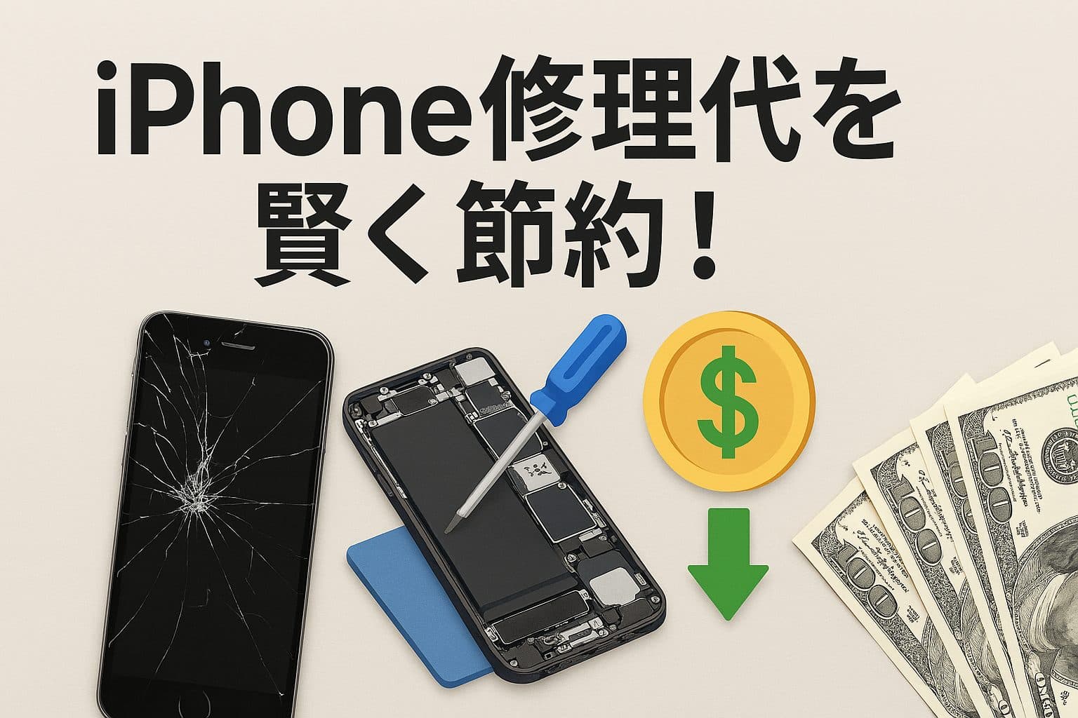 【完全ガイド】iPhone修理代を賢く節約！Apple/キャリア補償/非正規店まで徹底比較