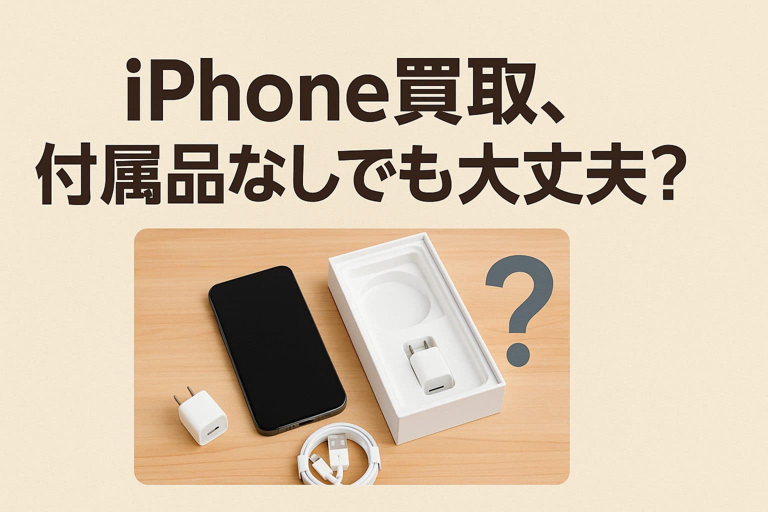 【付属品なしiPhone買取】減額なし業者リスト＆高く売る完全ガイド