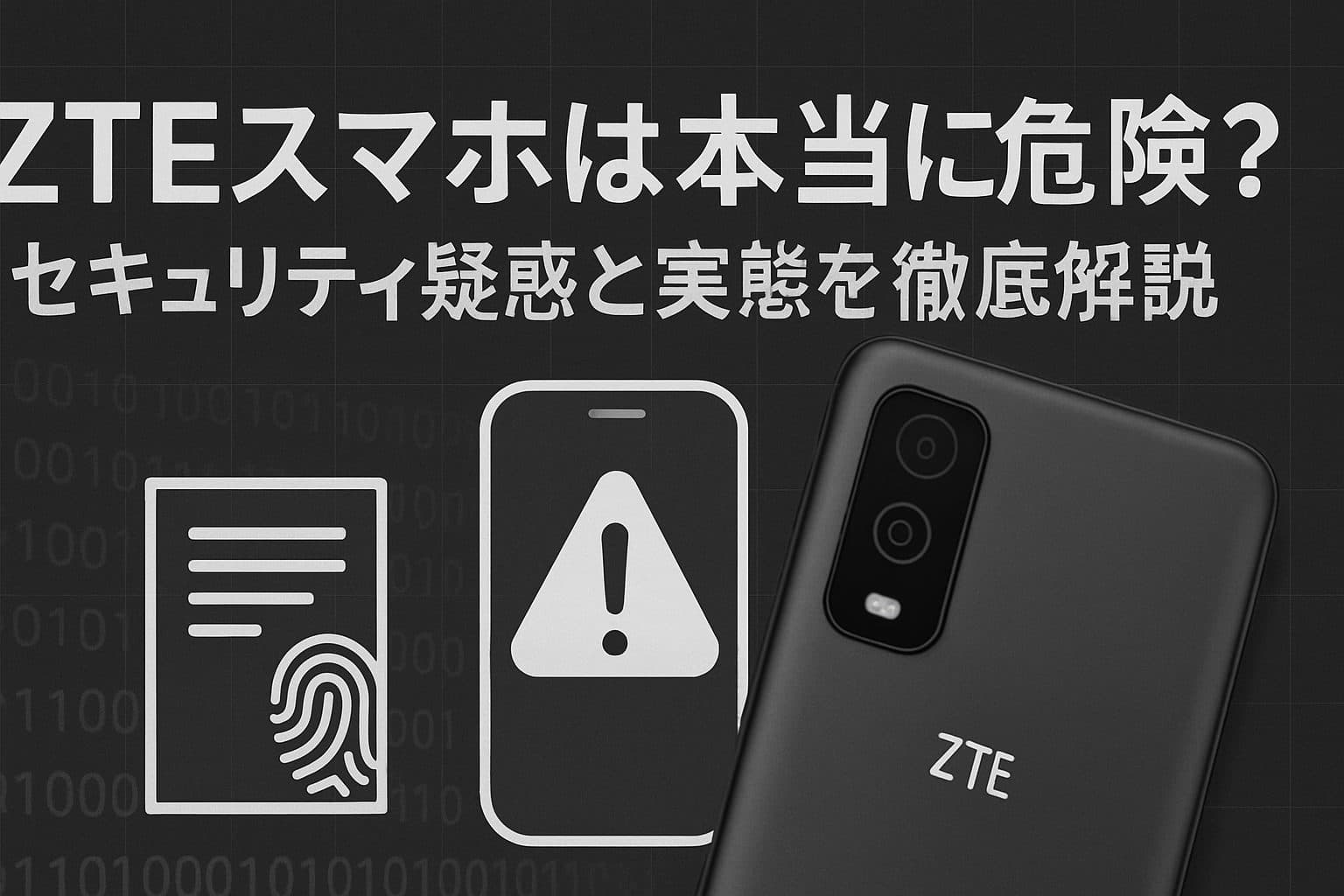 ZTEスマホは本当に危険？セキュリティ疑惑と実態を徹底解説