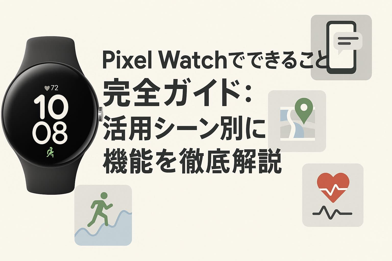 Pixel Watchでできること完全ガイド：活用シーン別に機能を徹底解説