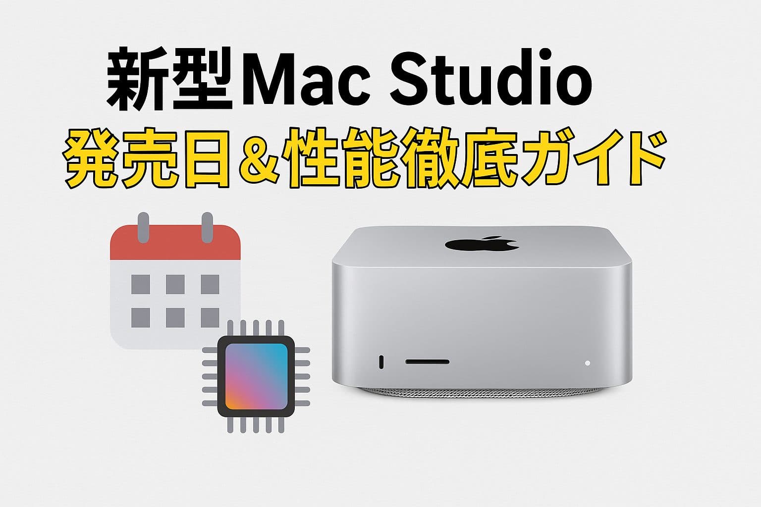 新型Mac Studio発売日＆性能徹底ガイド：クリエイターは買い替えるべき？