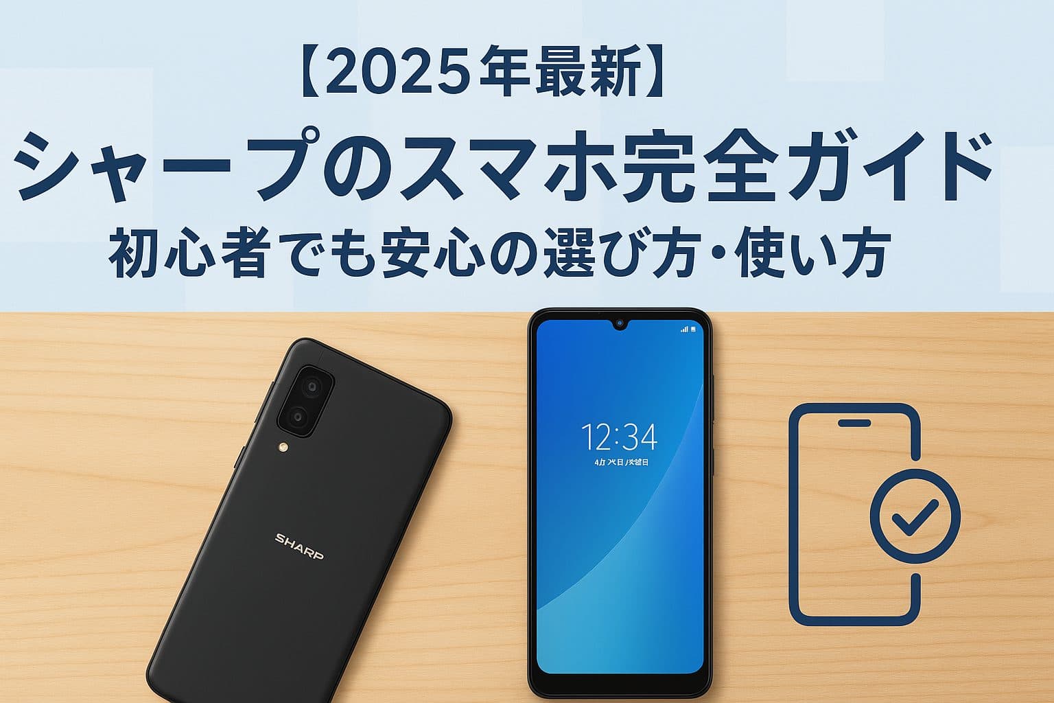 【2025年最新】シャープのスマホ完全ガイド | 初心者でも安心の選び方・使い方