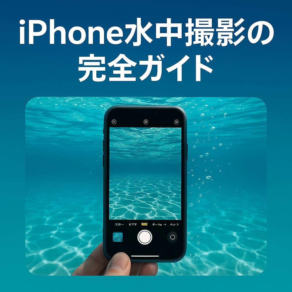 iPhone水中撮影の完全ガイド：失敗しないコツと必須アイテム