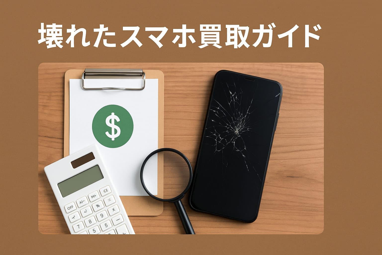 【諦めないで！】壊れたスマホ買取ガイド｜高く売る方法と安全な手順
