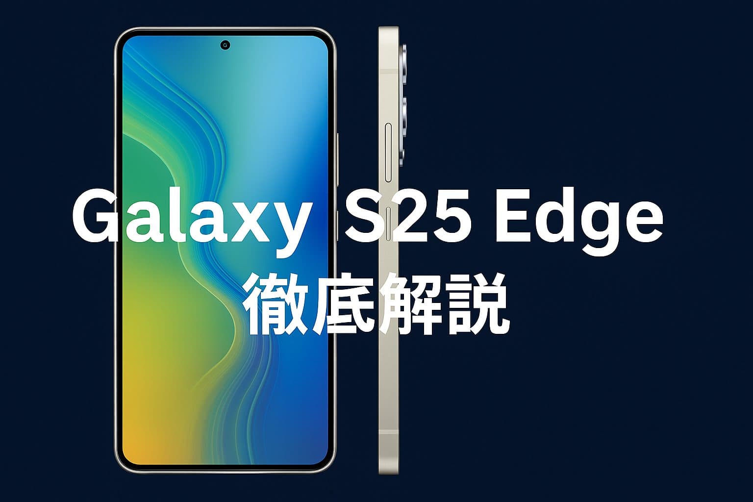 Galaxy S25 Edge 徹底解説：史上最薄スマホの実力と購入前に知るべきこと