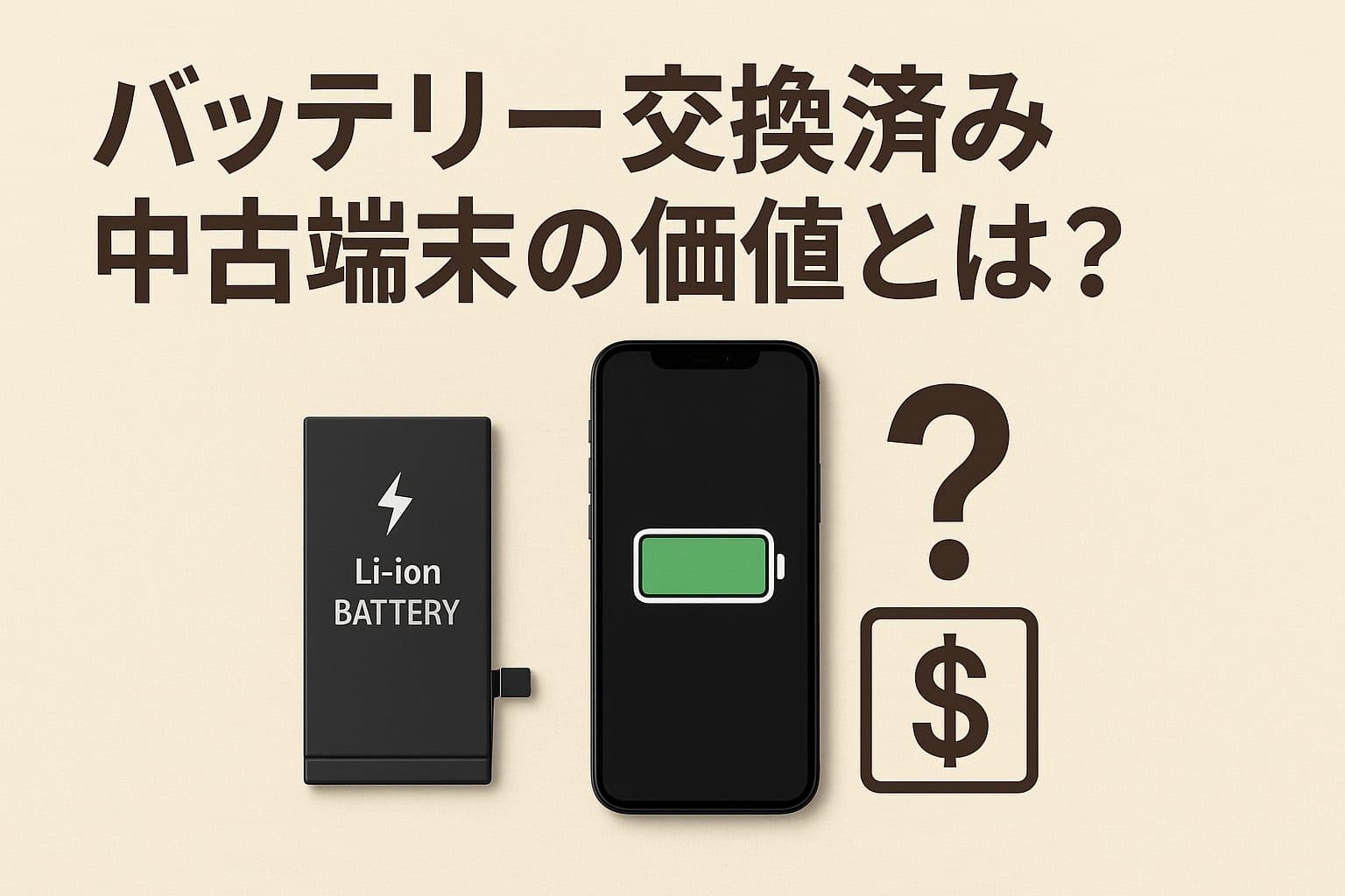 【2025年版】バッテリー交換済み中古端末の価値とは？売却前に知るべき5つの真実