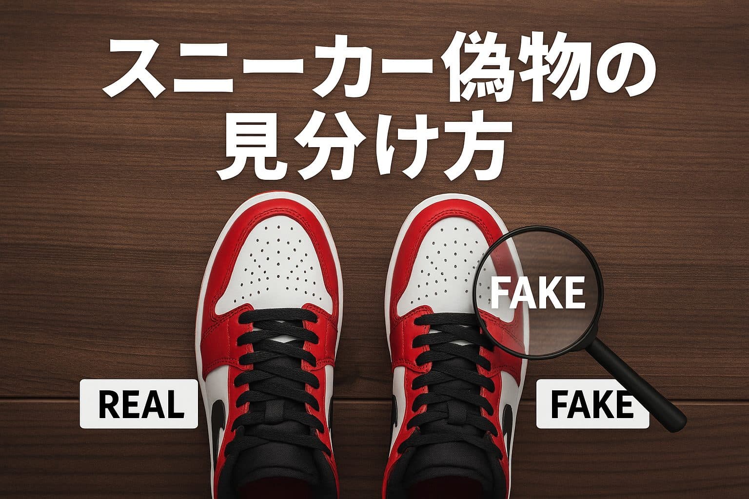 【プロ直伝】スニーカー偽物の見分け方！買取不可？安全な処分方法まで徹底解説