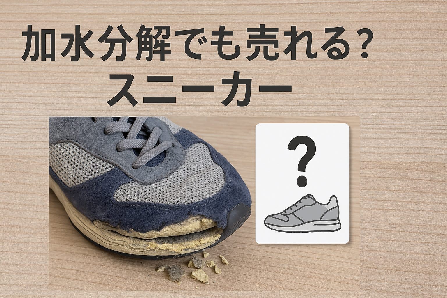 【解決】スニーカー加水分解でも売れる？買取相場・修理法・予防策を専門家が伝授