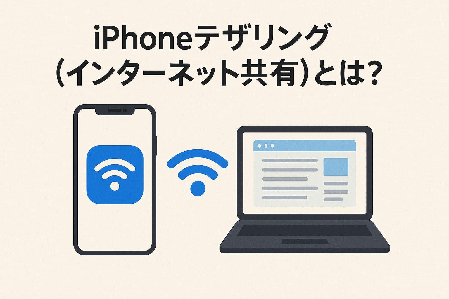 iPhoneテザリング（インターネット共有）とは？その魅力と基本を徹底解説