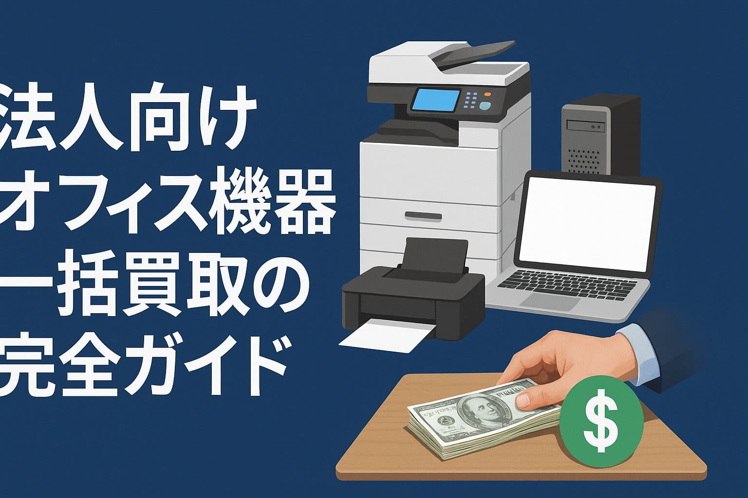 法人向け一括買取サービス完全ガイド：オフィス機器の処分を最適化する方法