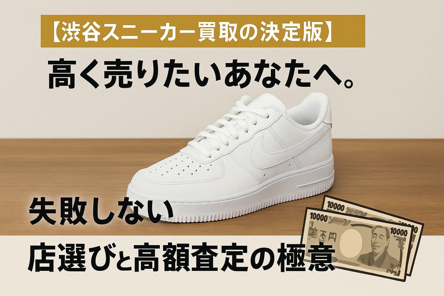 【渋谷スニーカー買取の決定版】高く売りたいあなたへ。失敗しない店選びと高額査定の極意