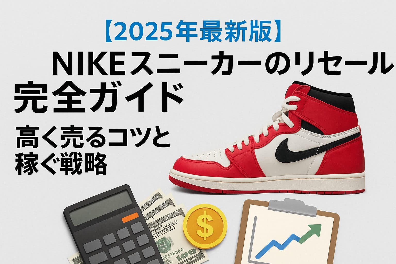 【2025年最新版】NIKEスニーカーのリセール完全ガイド｜高く売るコツと稼ぐ戦略