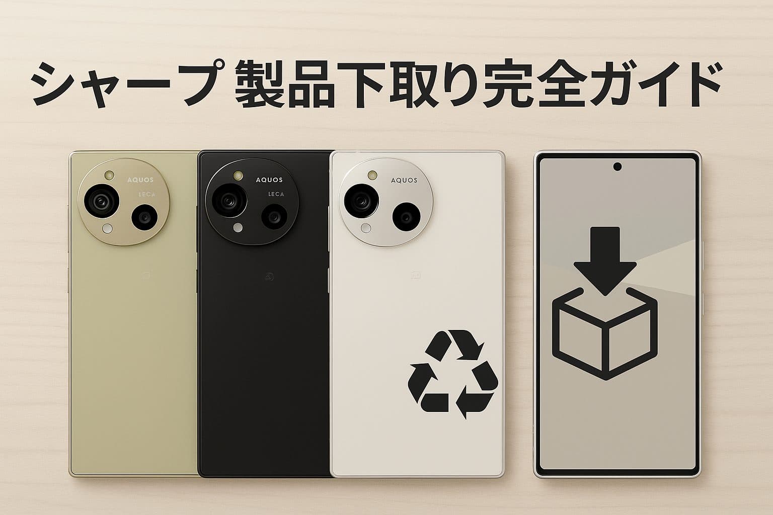 【シャープ製品下取り完全ガイド】スマホ・テレビ・家電を賢くお得に手放す方法と高価買取の秘訣